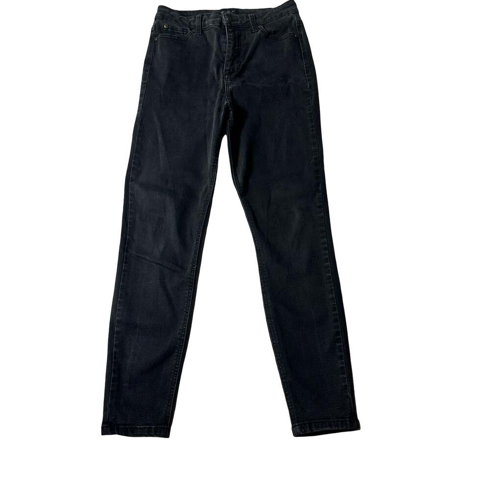 Celebrity Pink High Rise Ankle Skinny Jeans Women 7/28 Black Rinse Stretch Denim